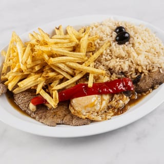 Portuguese steak plate